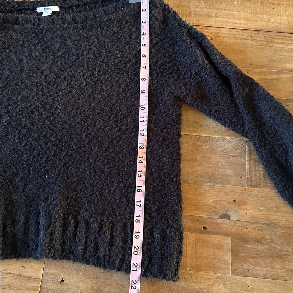 Bar III Textured Black Sweater - Picture 13 of 13